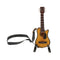 1/12 Miniatures Guitar (with Case and Stand) Musical Instruments Set