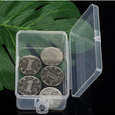 Plastic Transparent Storage Box Collection Container Case Part Box With Hook  Kw