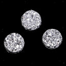 48Pcs Rhinestone Flatback Diamond Buttons for Wedding Hat Sewing Accessories