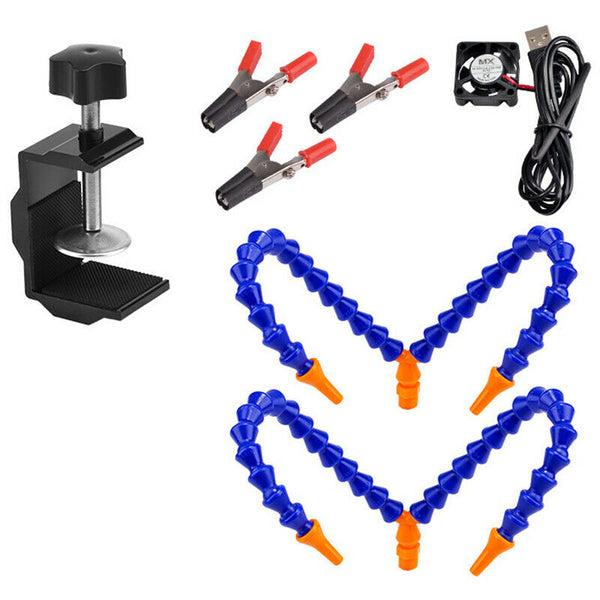 New 4-Claw Multi Functional Metal Base Welding Soldering Station Aux Arms T A4N6