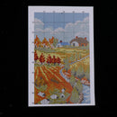 Stamped Cross Stitch Kit, Needle Thread Sewing Kits with Cross Stitch,