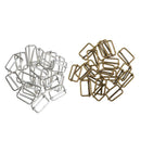 40Pcs Metal Vest Buckle Adjustable Suspender Slide For Bags Strap Belt Craft