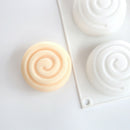 Round Silicone Soap Mold 6 Cavities Mousse Cake Mould Soap 3C