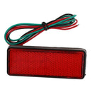 2x LED Red Reflector Tail Brake Stop Marker Light Truck Trailer ATV RV Moto