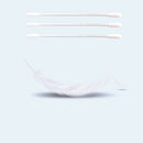 200pcs Safety Baby Cotton Swab Gourd shape clean baby ears Sticks