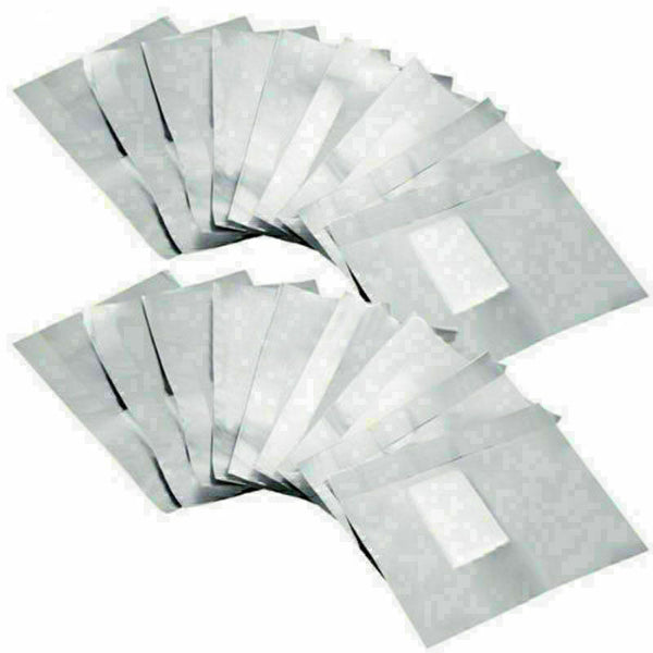 100pcs Aluminium Foil Nail Art Soak Off Acrylic Gel Polish Nail Wraps_Remov I7M0