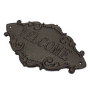 Welcome Decorative Plaques Creative Retro Shop Signs Cast Iron Country Cott