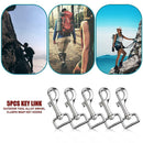 5pcs/set Outdoor Camping Climbimg Tools Accessories Key Links Clasps Hooks