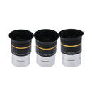 3 x 1.25" Plossl PL Eyepiece Fully HD Coated Lens for Astronomical Telescope