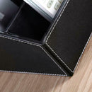3 Cells Phone Remote Control Holder Pu Leather Storage Box Stationery Makeu R4T2