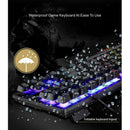Mechanical Gaming Keyboard 87 Keys, Customizable LED Backlit for Gamers and