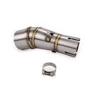 Motorcycle Exhaust Middle Pipe Stainless Steel Connecting Link Pipe For Minja3%!