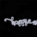 Happy New Year Metal Cutting Dies Stencil DIY Scrapbooking Embossing Paper  FT