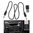 Bluetooth v3.0 USB Wireless 3.5mm AUX Audio Music Receiver Adapter Home Car~ME