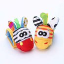 4pcs Children Hand Wrist Bell Foot Sock Rattles Bauble Development Intell NRV