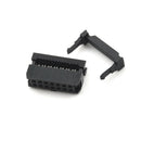 10Pcs 14Pin  2.54 Pitch IDC FC-14 Female JTAG Socket ISP Connector Flat Cable M&