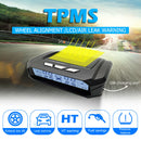 AN05 Solar Car TPMS Tire Pressure Monitoring Temp Alarm System (External)