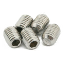 50Pcs M2.5 x 3mm Stainless Steel Hex Socket Set Grub Screws Headless Cup Po A1R5