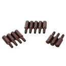 12Pcs 25mm 1/4" Hex Shank Magnetic T20 Torx Security Screwdriver Bits With M9B2