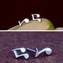 New Fashion Women Musical Note Ear Stud Earrings Gift 3C