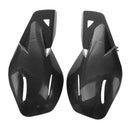 1 pair 22mm Universal handlebar cuffs handguards motorcycle Carbon fibre D9S4