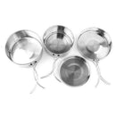 4pcs Stainless Steel Camping Cookware Cooking Picnic Bowl Pan Set TOP Pot W9P8