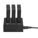 5V/2.1A 3 Battery Charging Charger Micro USB Port for GoPro Fusion Action Camera