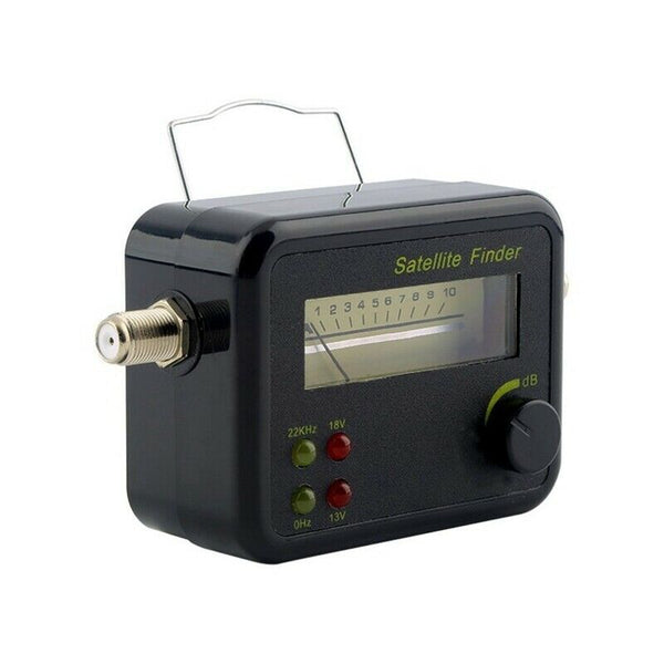 Plastic Black Mini Digital Lcd Display Satellite Signal Finder Meter Tester G2T1