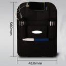 Tidy Auto Car Back Seat Multi Pocket Storage Organizer Felt Tissue B Holder J9E4