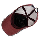 Plain Hip-Hop Re-entry Baseball Cap Boy Adjustable Hat, Wine Red + Navy Blu H1N5