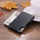 Portable Metal Banknotes Clips Wallet Stainless Steel Card Cash Folder