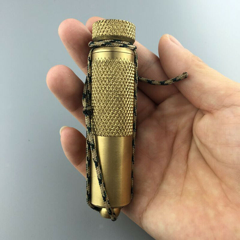 Large Waterproof Capsule Sealed Box Pill Box Compass Outdoor Survival
