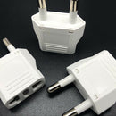 1Pc Travel Charger Wall AC Power Plug Adapter Converter US USA to EU EuropeHFES