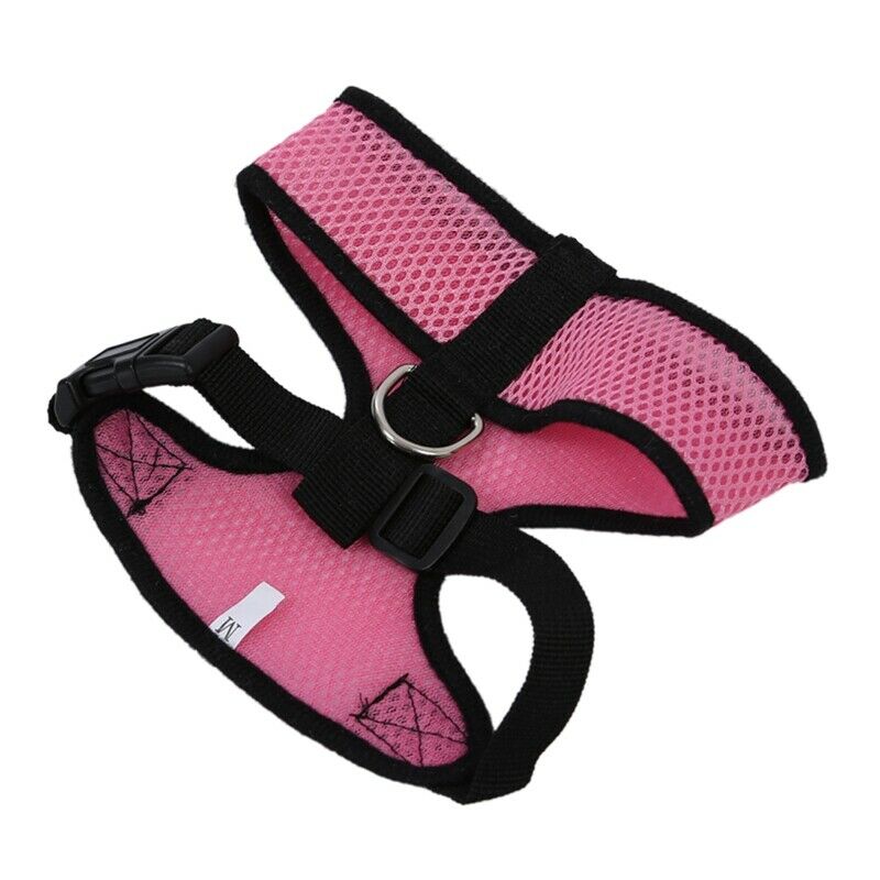 Pink Portable Pet Harness Leash - Size M E3K9