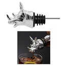3pcs Animal Head-Wine Pourer Spout,Wine Bottle Stopper for Bar Tools