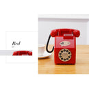 Retro Telephone Children Money Box Creative Piggy Bank Coin Saving Large Cl S2D4
