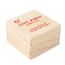 25pcs Love Diary Rubber Wooden Stamp Set DIY with Wooden Box