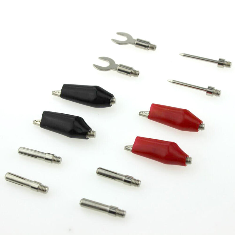 16x 1set Multifunction Digital Multimeter Probe Test Lead Cable Alligator Cli Kw