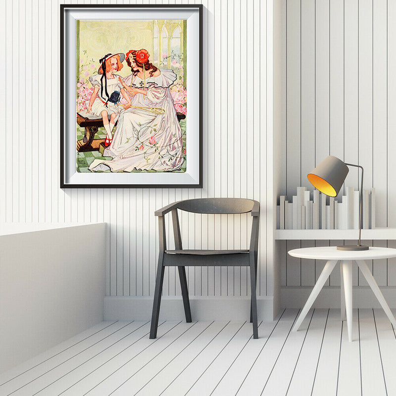 1000pcs Mother and Daughter DIY Jigsaw Puzzle Painting Picture Decoration