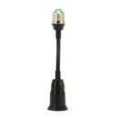 20cm Length E27 to E27 Extend Adapter Socket LED Light Bulb Lamp Holder black FT