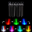 100x 5mm round colorful flash slow alternation super bright lamp emitting  OZ