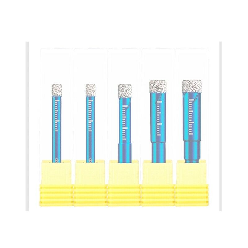 5Pcs All-Ceramic Floor Tiles, Vitrified Brick Drilling Bits, Granite Marble E8Q8