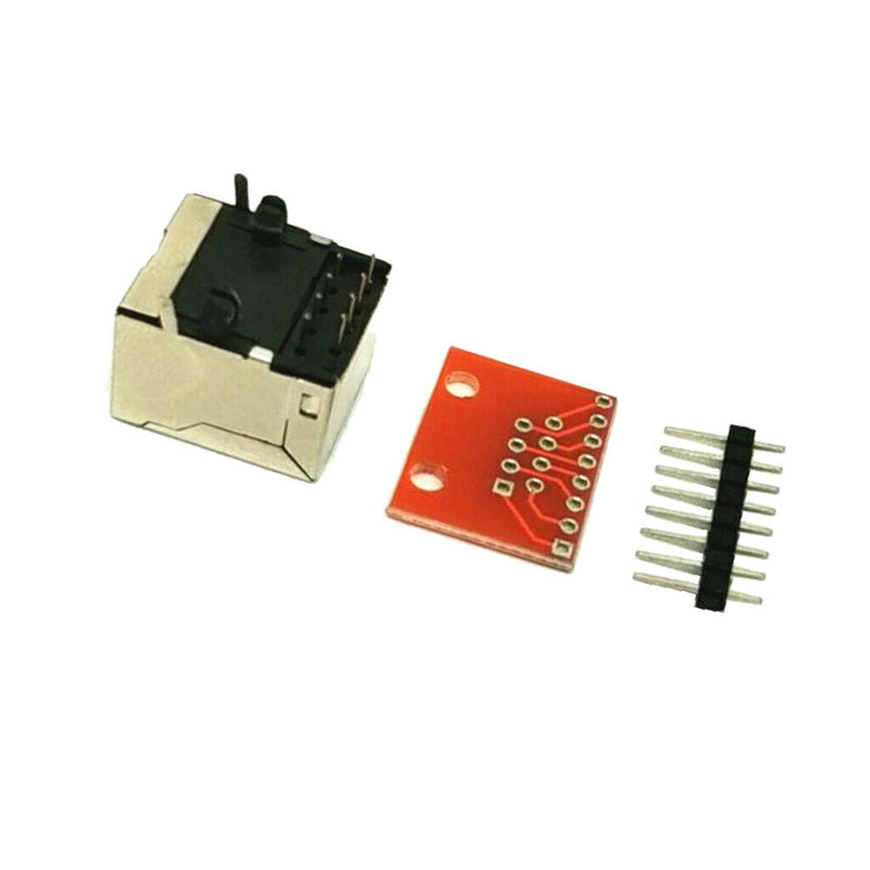 RJ45 8P8C Connector Breakout Board Linker Assembly Accessory Tools Kit