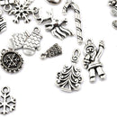 19XTibetan ChristmasTree Snowflake Charm Pendant Diy Necklace Bracelet CraftD Gw