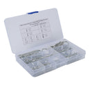 125PCS Industrial Mechanical Hitch Hair R Cotter Pin Tractor Clip Assortment