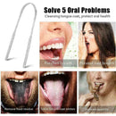 Stainless Steel Tongue Cleaner Scraper Oral Hygiene Bad Breath Care Health V4L1