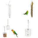 2 Pcs Parrot Foraging Feeder Unique Parrot Bird Cage Hanging Feeder Parrot