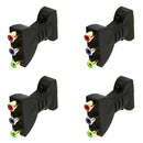 4Pcs HDMI Male to 3RCA Video Audio AV RGB Component Converter Adapter For HDTV