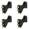 4Pcs HDMI Male to 3RCA Video Audio AV RGB Component Converter Adapter For HDTV