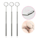 Eyelash Mirror for Eyelashes Extensions Beauty Lash Tool Stainless Steel